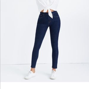 Madewell curvy high rise skinny jean sz 29